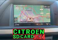 2024 карта навигация Ситроен RNEG Citroen C3 4 5 Picasso MyWay SD card