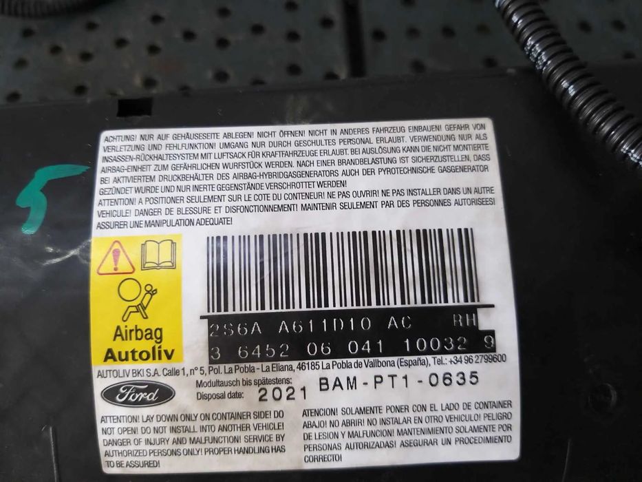 Airbag scaun dreapta ford fiesta 5 jh jd 2s6aa611d10ac
