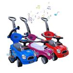 Masinuta fara pedale cu maner 3 in 1 Mega Car