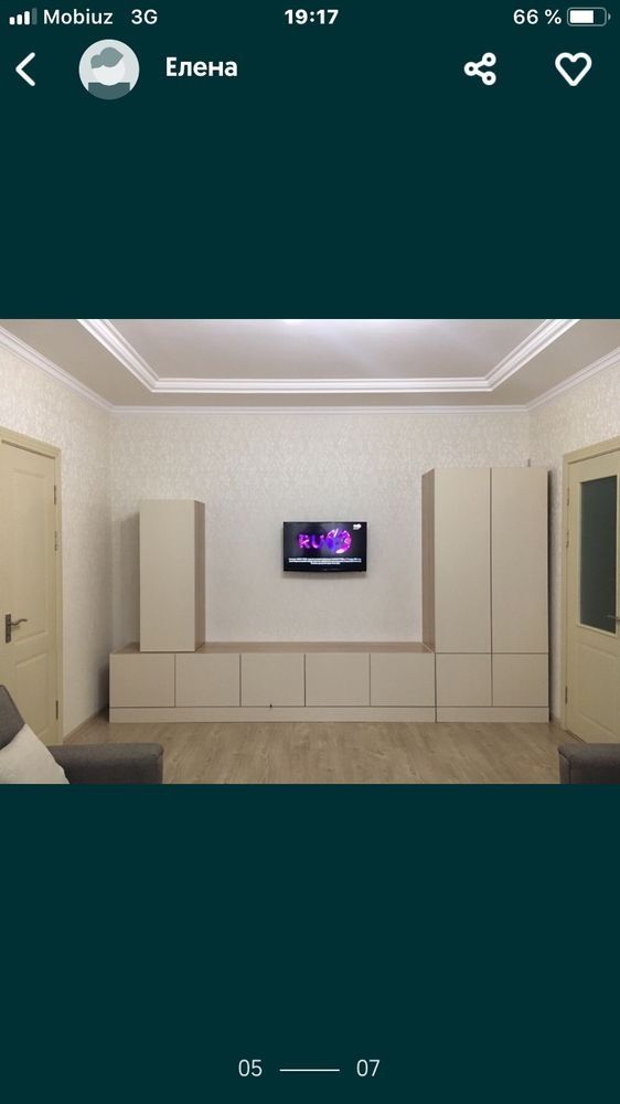 Сдаётся Своя квартира без риелторов 1в2/2/9  Юнусабад 4