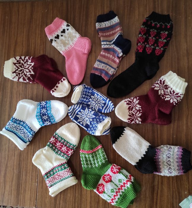 Новогодние носочки, прекрасный подарок родным и близким