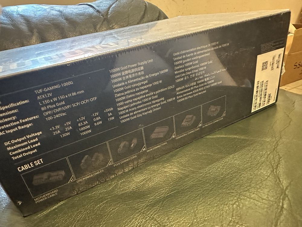 Sursa de calculator ASUS TUF 1000w Gaming Gold nou
