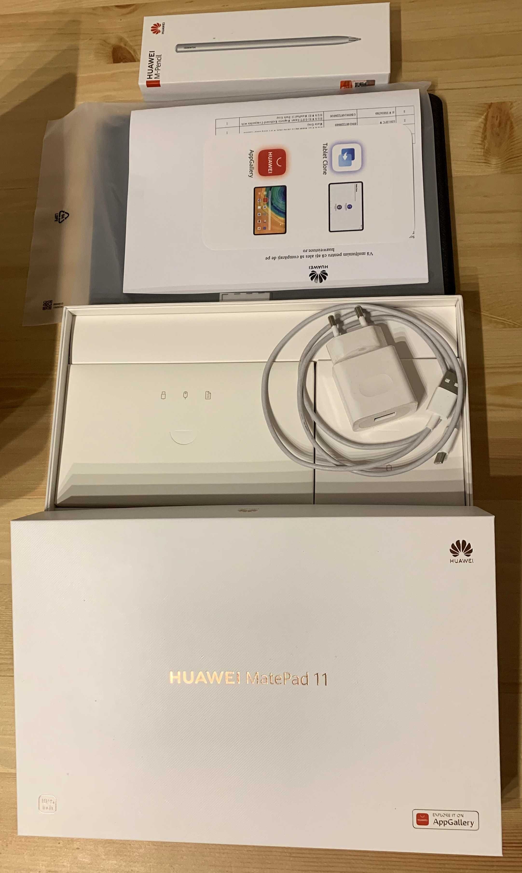 Tabletă Huawei MatePad 11 + Stylus + Husă + Cutii originale