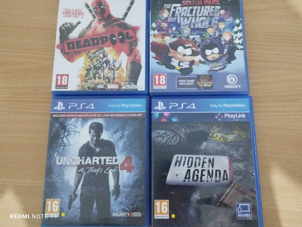 4 Jocuri pentru PS 4