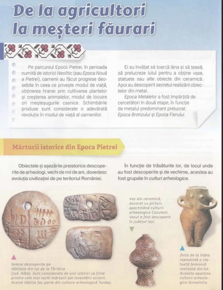 Carte Istoria ilustrata a romanilor Carte istorie pentru elevi