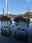 Ochelari soare originali Dita mach titanium gold