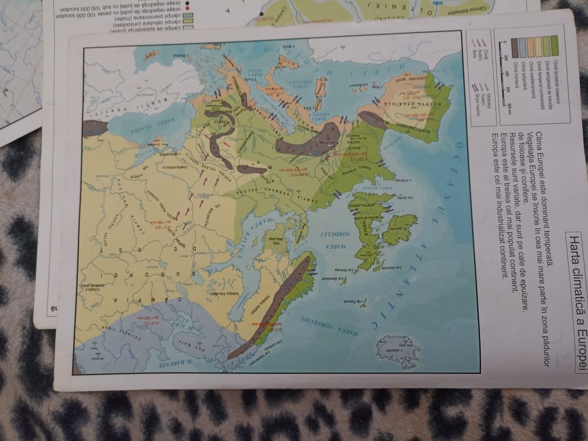 Hărți geografie booklet