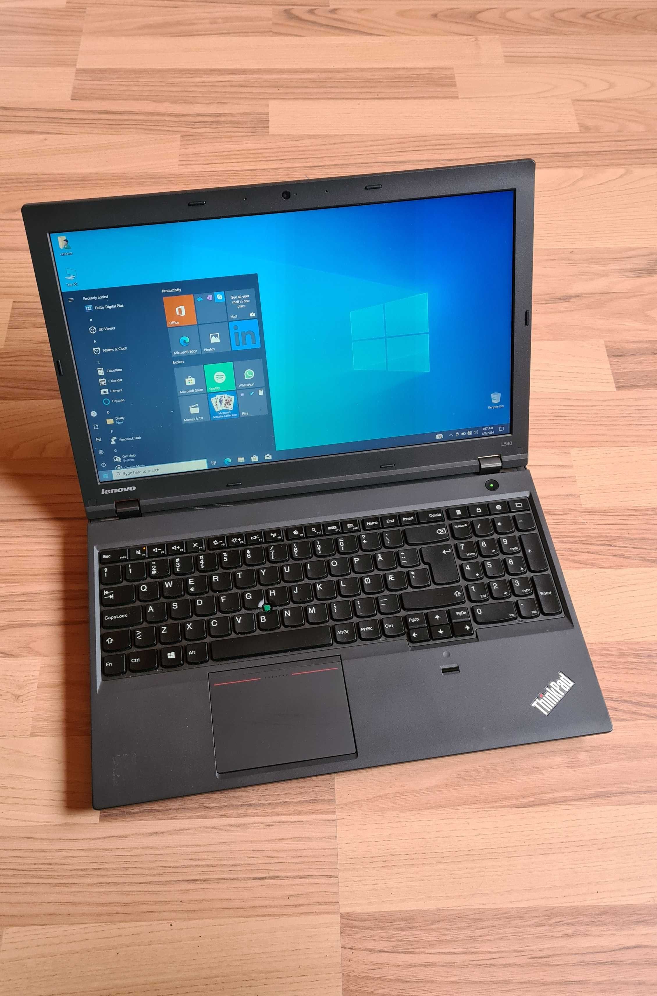 Laptop Lenovo Thinkad L540 15" Full HD, i5-4200M, 8 GB RAM, SSD 256 GB