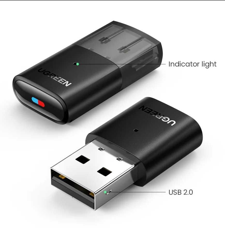 UGREEN USB Bluetooth 5,0 для телевизора, ПК, Airpods, PS, Nintendo