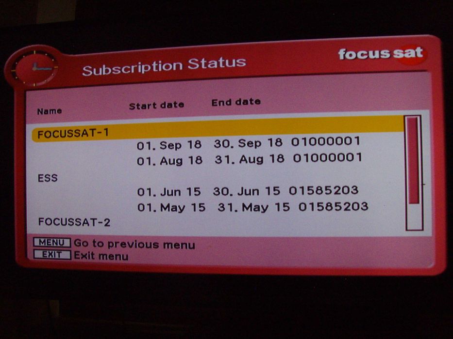 Receptor satelit SD (fara HDMI) Kaon KSF-ES270CO Focus Sat + cartela
