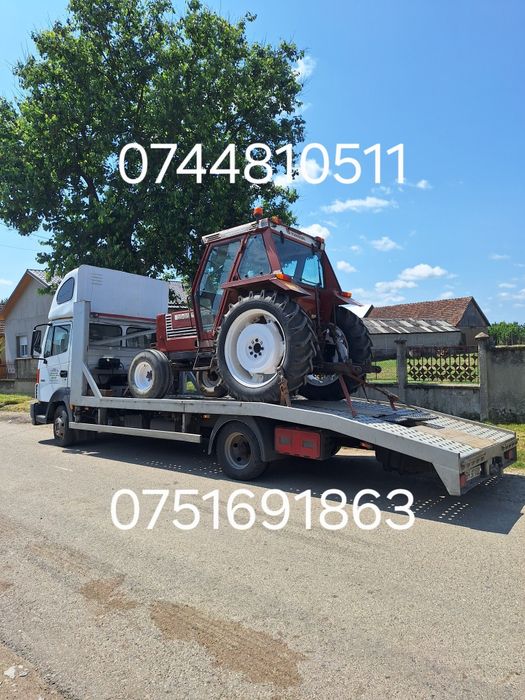 Tractari auto, Transport utilaje