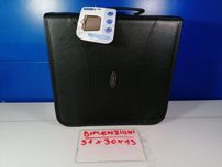 Geanta organizator CD , 320 buc , negru , piele artificiala Vivanco
