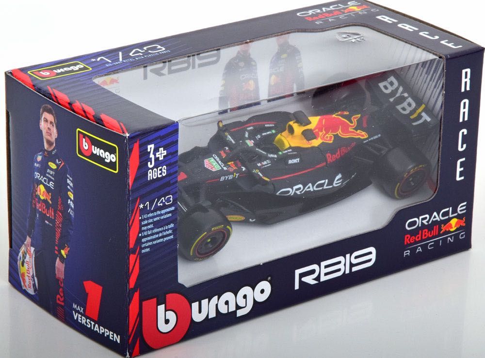 Macheta F1 Red Bull Racing (RB19) 2023, M. Verstappen, Bburago, 1:43