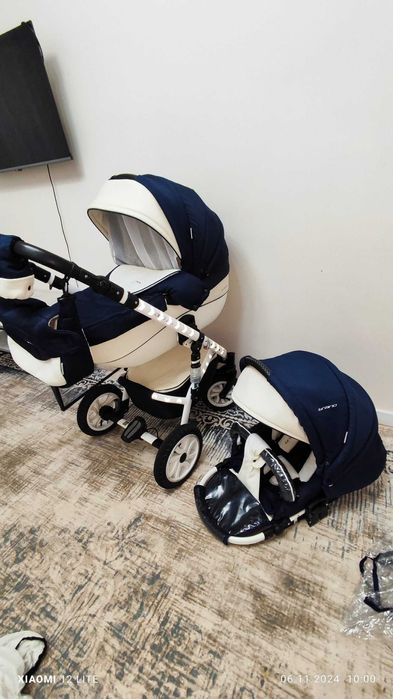 Элитная Детская коляска Riko Brano Ecco 2 в 1 (Польша)
