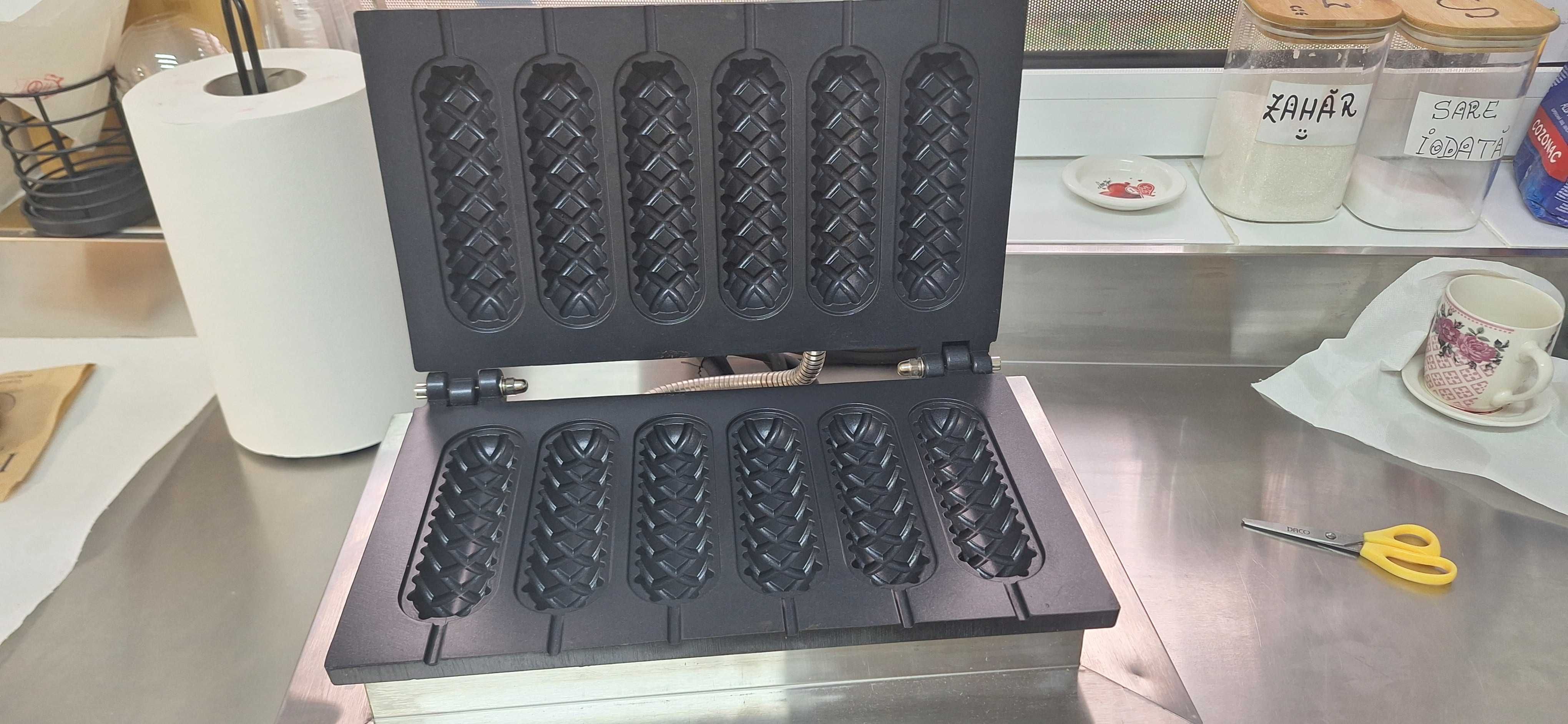 Aparat vafe Corn Dog Hendi, 1550w, timer, 3900x3350x(h)2300mm