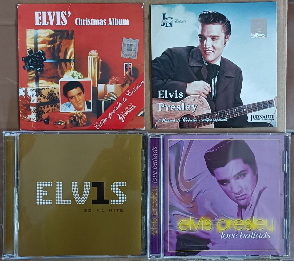 Elvis Presley , 4 cd-uri cu muzică de Crăciun, ballads , Best of