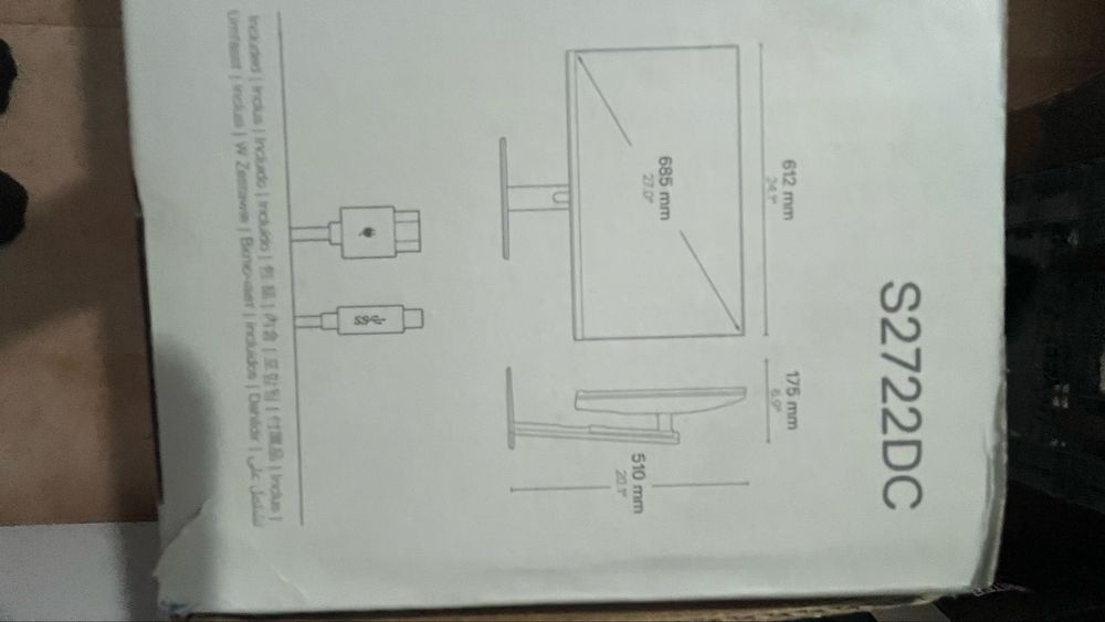 Monitor Dell Pro 27 “ NOU