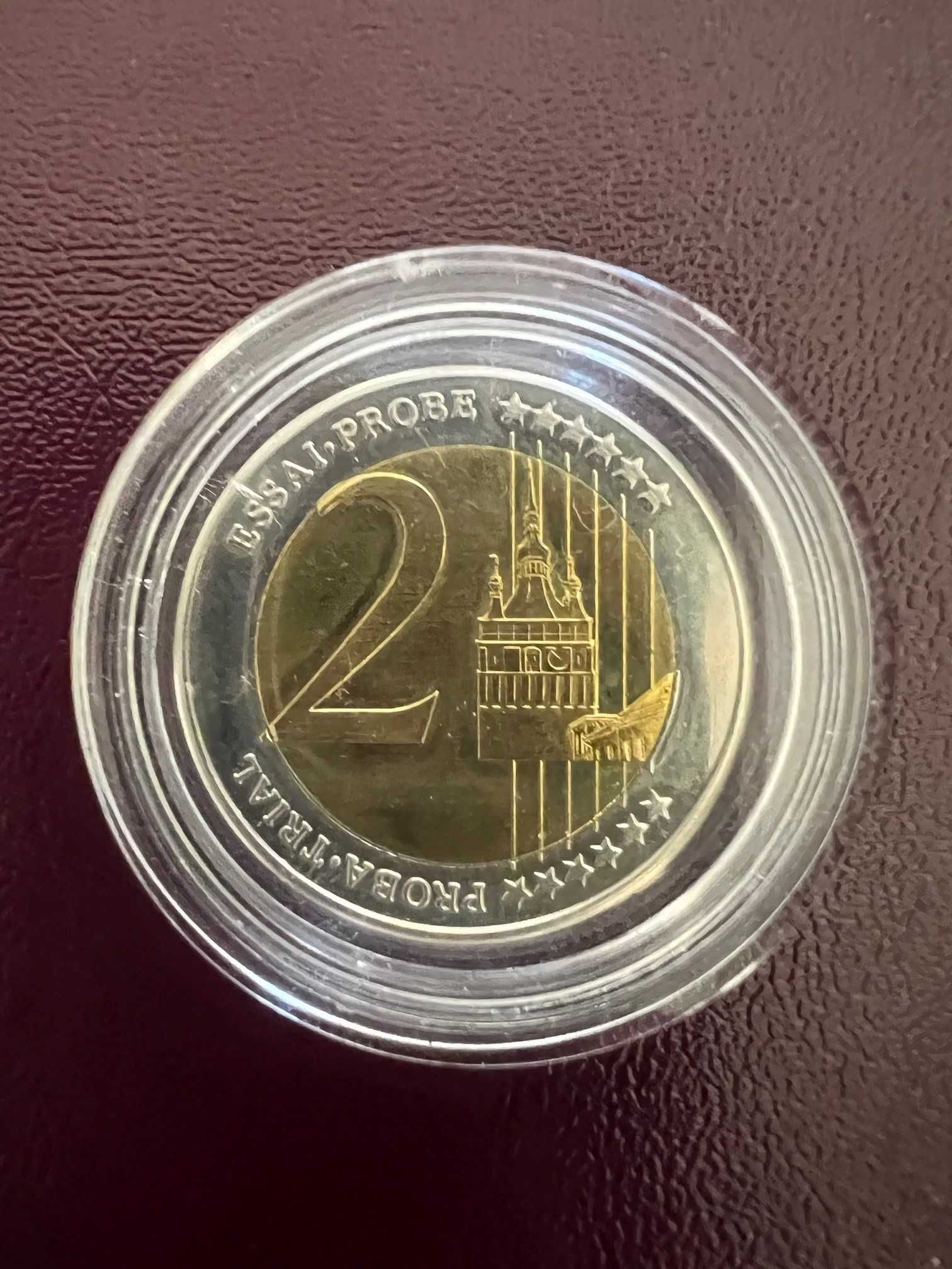 Vand moneda de 2 EURO proba de monetarie Romania