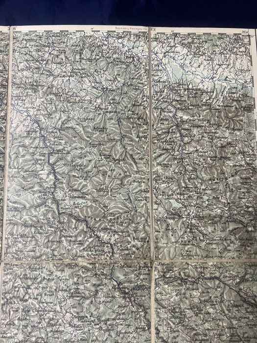 WWl-военна карта от Първата световна война - Сараево