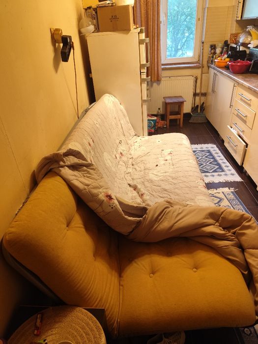 Canapea extensibilă din Metal foarte întreținută curată 2 Metri