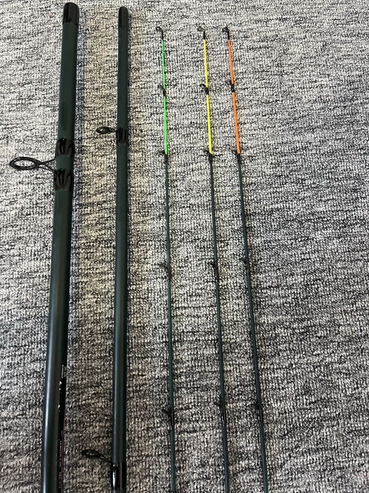 Lanseta feeder 80-120 g + mulineta shimano de 3000