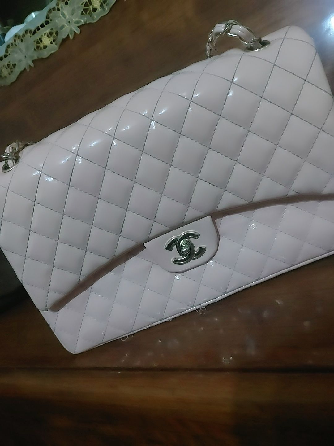 Сумка Chanel розовая