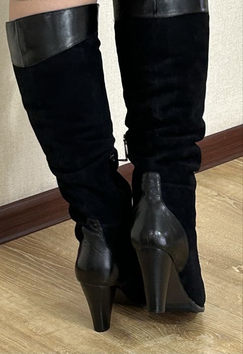 Продам зимние сапоги , евромех натуральный