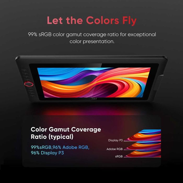 Tableta grafica XP-PEN Artist 15.6 Pro V2, 16K X3 ProSmart 1920 x 1080