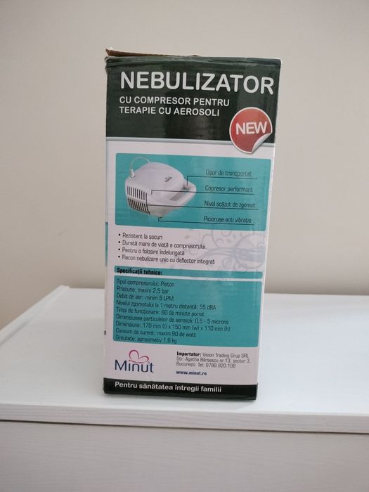 De vânzare nebulizator cu compresor pt tratament cu aerosoli Minut