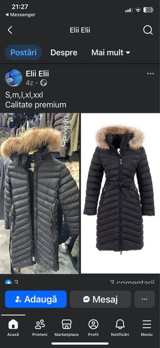 Geaca Lunga cu blaniță