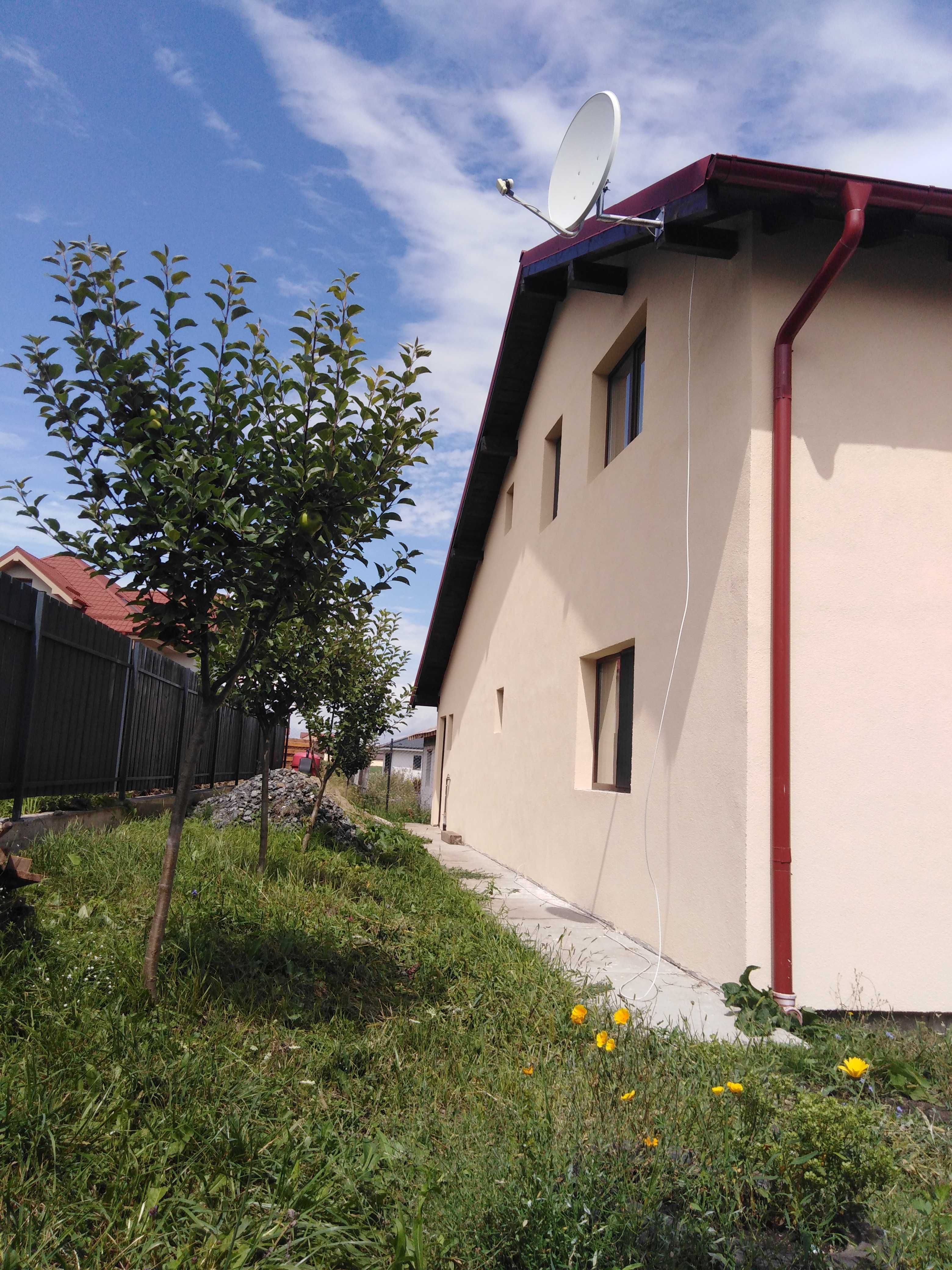 Casa  5 cam,210 mp,Chinteni/Cluj,2 bai,2 terase, garaj,CT,beci,gradina