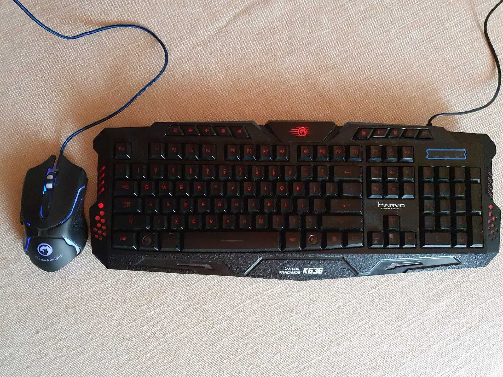 Kit Tastatura + Mouse Marvo Gaming RGB