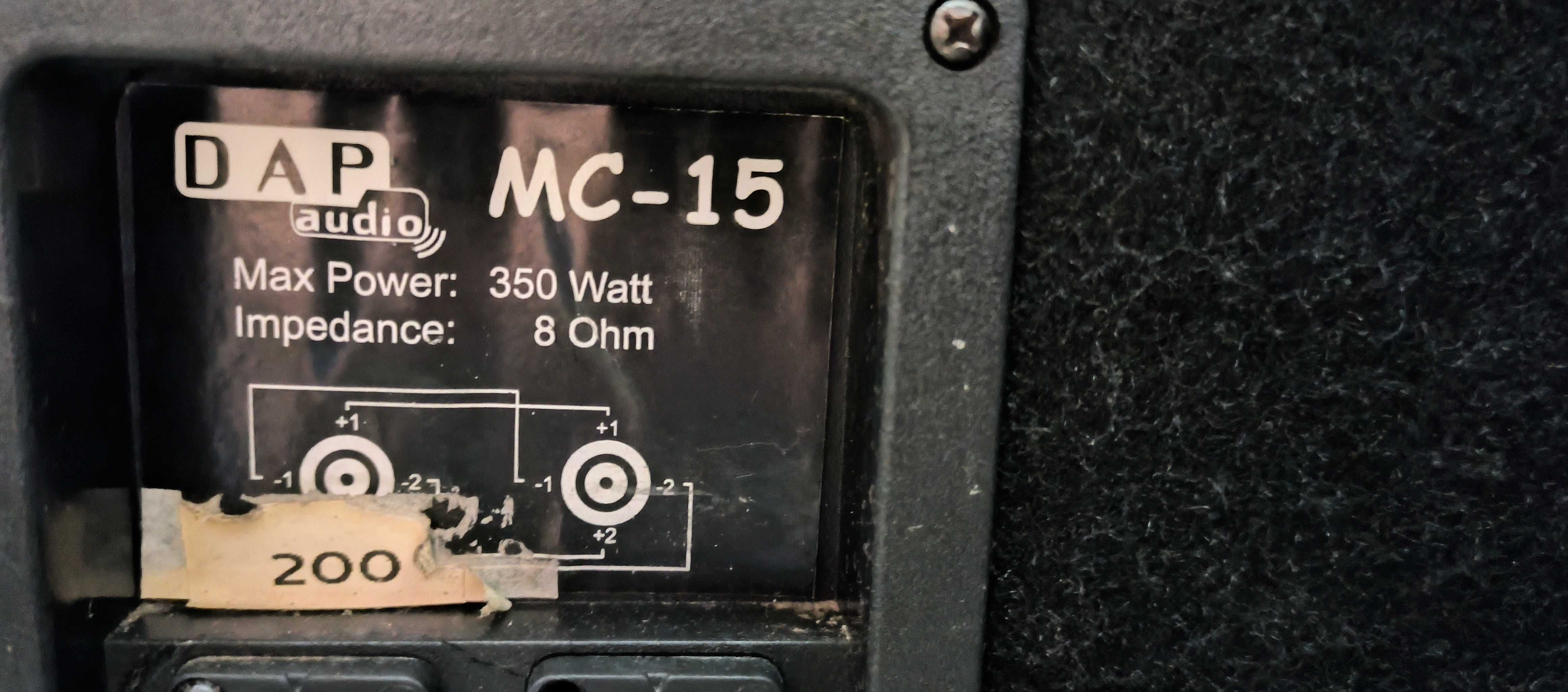 Колони 15"+ 12"+усилвател !