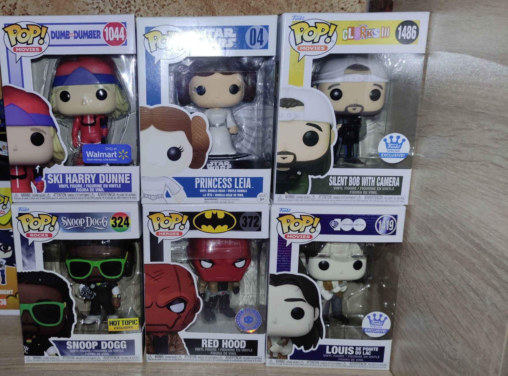 Funko  pop! Movies, Rocks, Heroes & Games