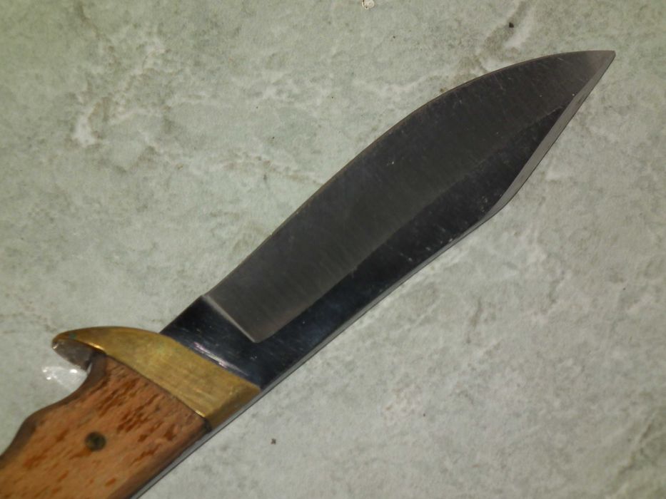 Cutit retro masiv de vánátoare drumetie + toc piele nr.2