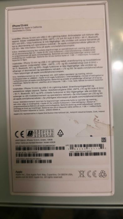 Iphone 13mini, 128gb