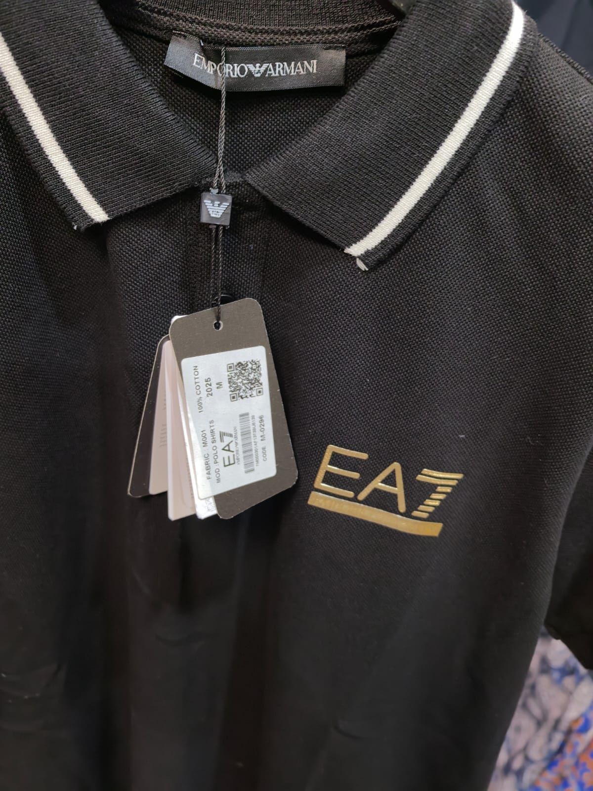 Emporio Armani тениска с яка НАМАЛЕНА