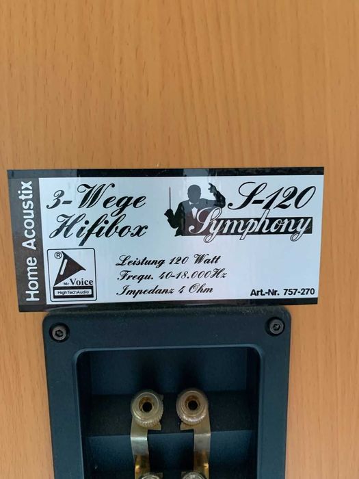 Boxe turn Symphony S120 si statie Yamaha RX330, Bluetooth Logitech