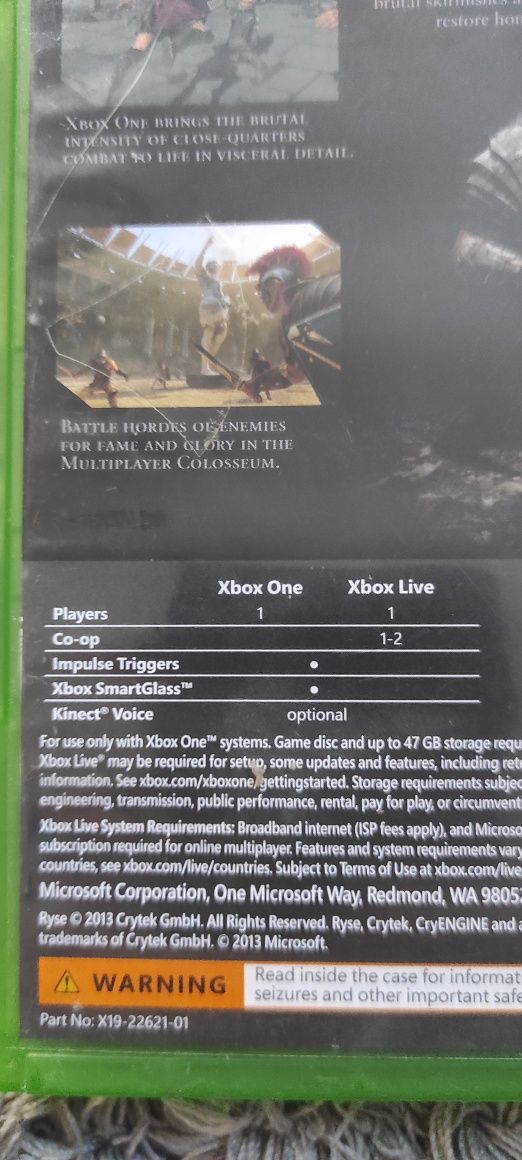 Transport gratuit orice Joc/jocuri Ryse Son Of Rome Xbox One