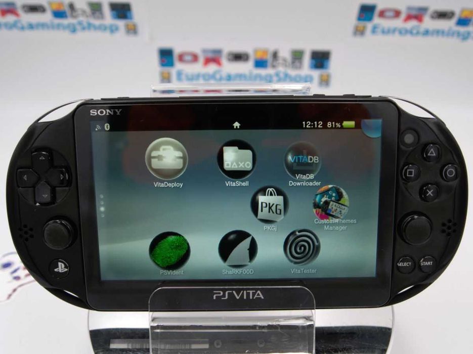 PS Vita Slim Piano Black, CFW 128GB+Jocuri imp Japonia [JP19PSV2-03]