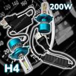 LED Диодни крушки H4 200W 12-24V +300%