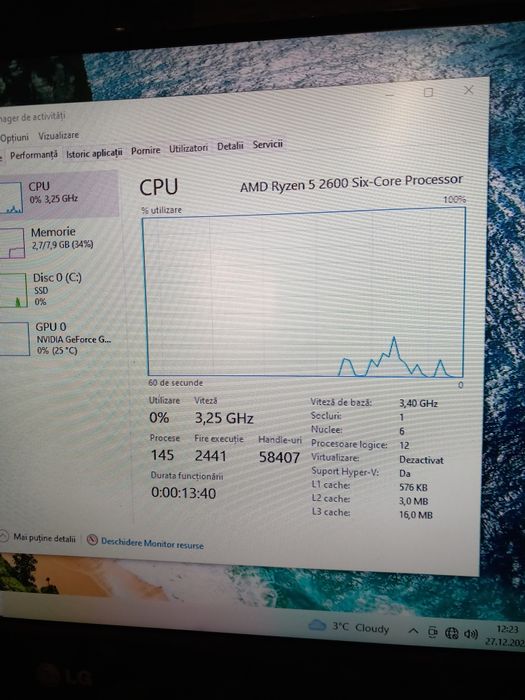 Ryzen AMD 5 2600 six-core processor