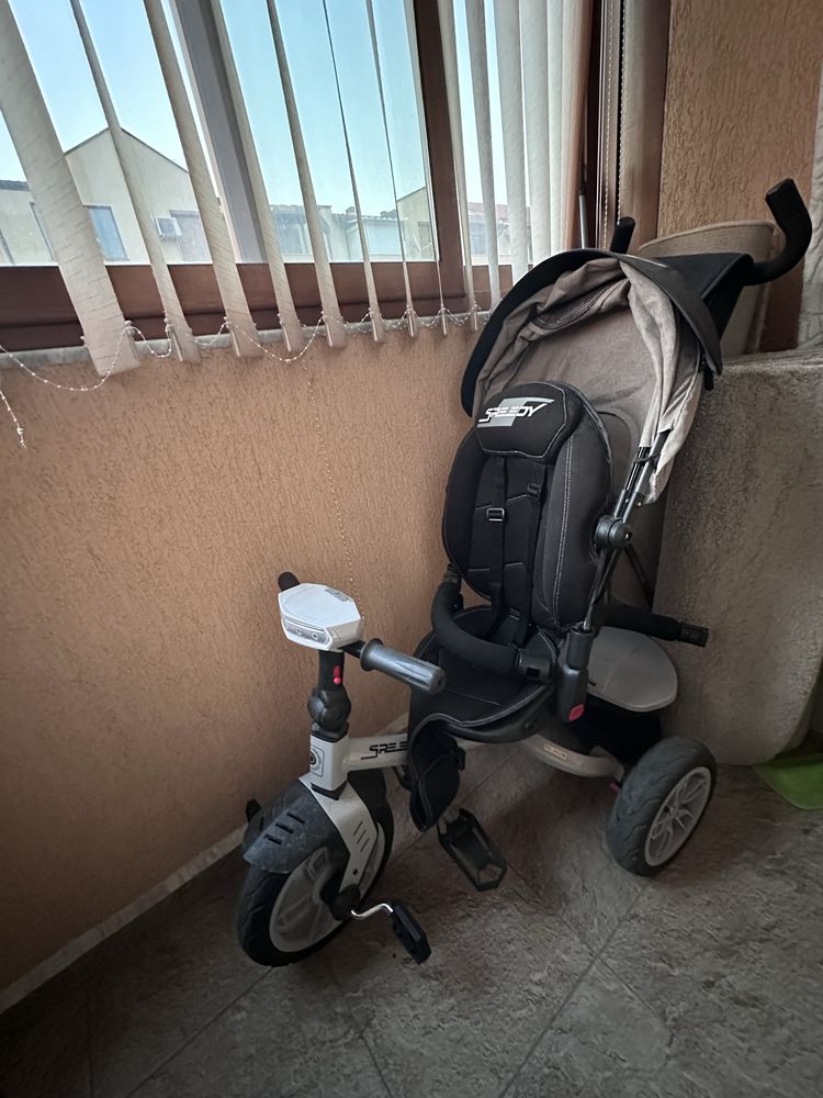 Триколка Speedy Air Gray & Black
