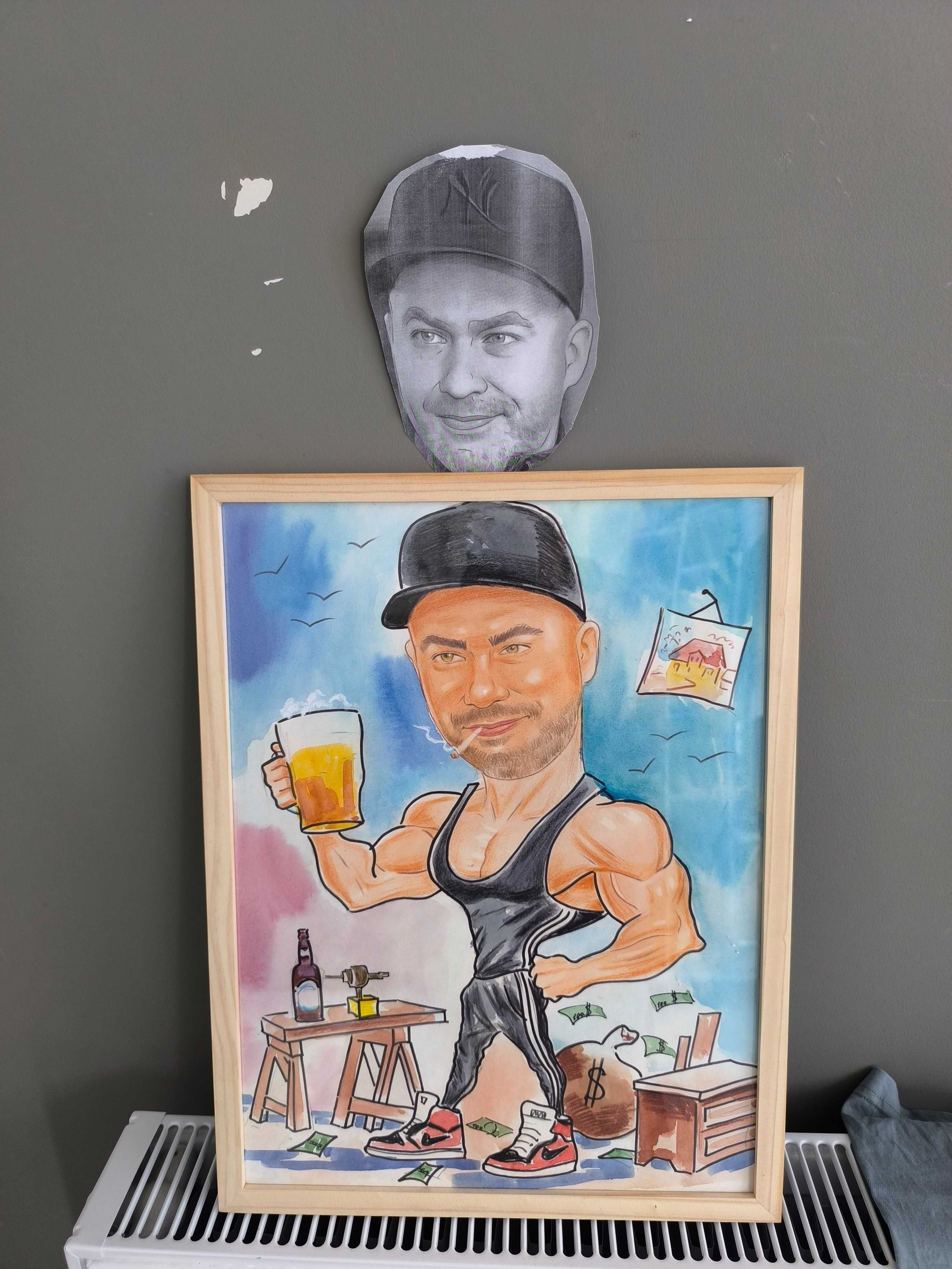 Caricaturi manuale la comanda
