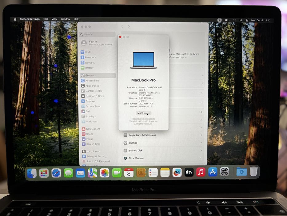 Vand MacBook Pro 13” Touch Bar, 2019