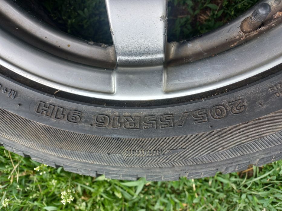 Jante aluminiu Rial, marime r16+anvelope 205/55 r16 5x112