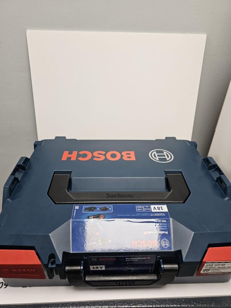 Bosch GSB 18V-55 Combi si L-Boxx fara fir -P-