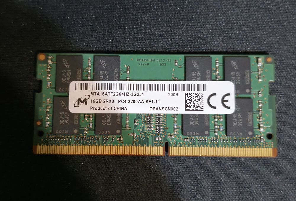 RAM Laptop 16GB 2RX8 DDR4 3200/2666