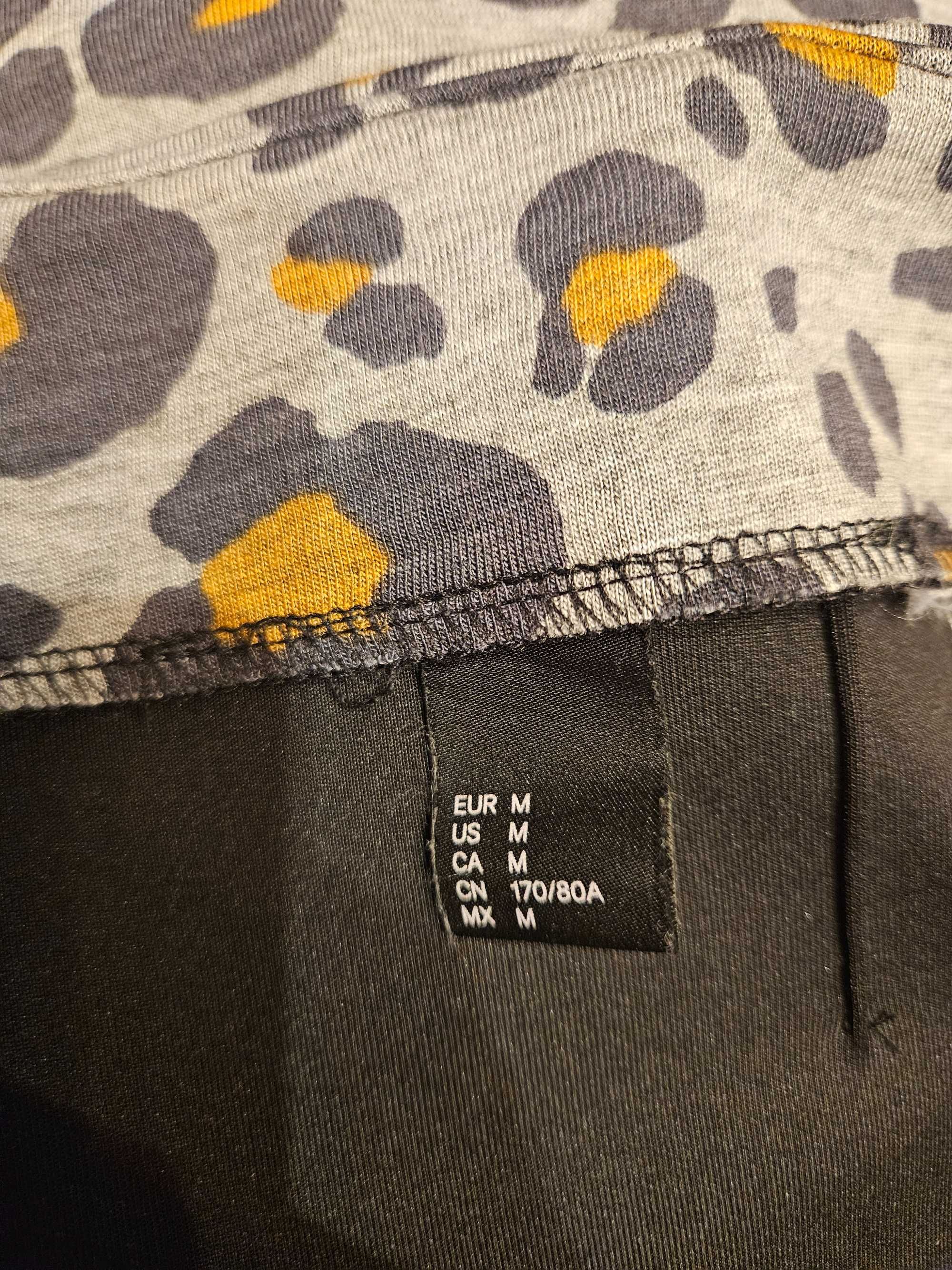 Пола молив  H&M в леопардов принт с горчица, M размер