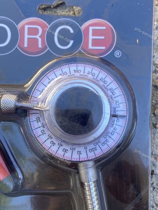 Магнитен Градусомер с щипка 1/2" 0-360 градуса FORCE